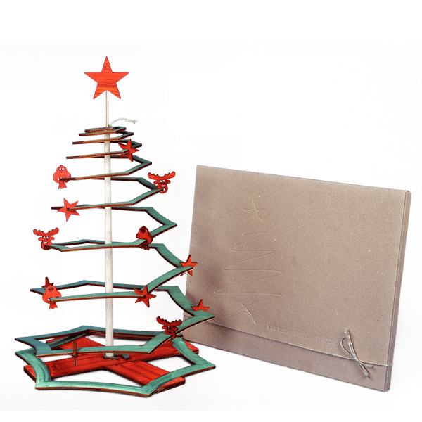 Weihnachtsbaum mit Verpackung